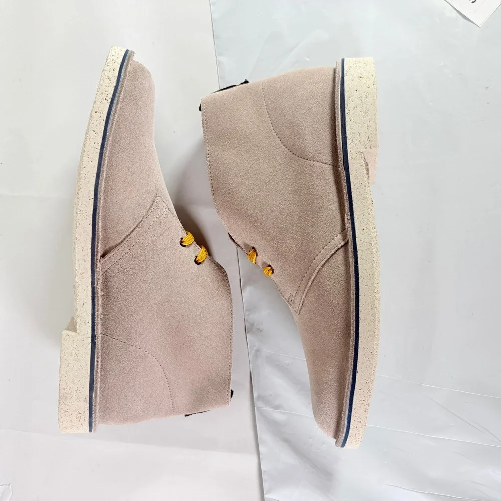 Clarks‎ Bushacre 3 Men's Stone Suede Chukka Desert Boots Size 11 M